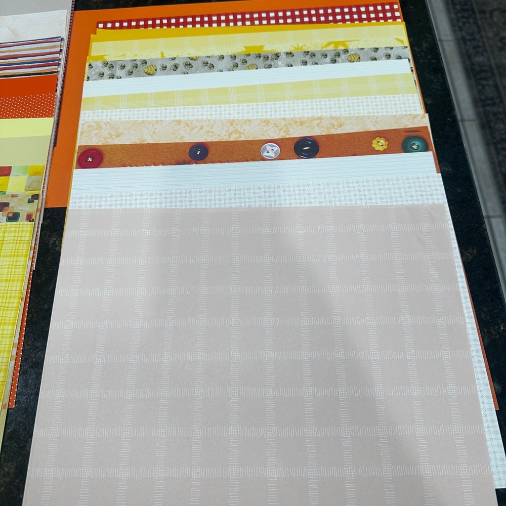 Colorful Scrapbook Paper Set - Picture 2 of 8